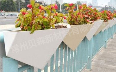 三角形跨欄花盆